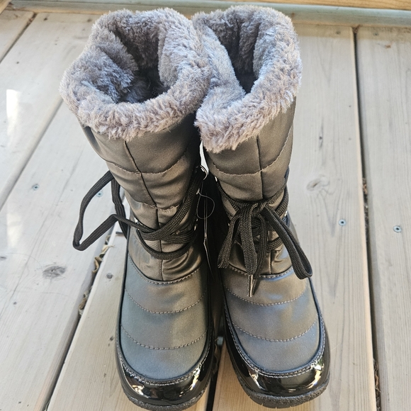 MAINE WOODS Womens Kimberely Boots Black Winter Rain Size 8M NEW - Picture 4 of 11